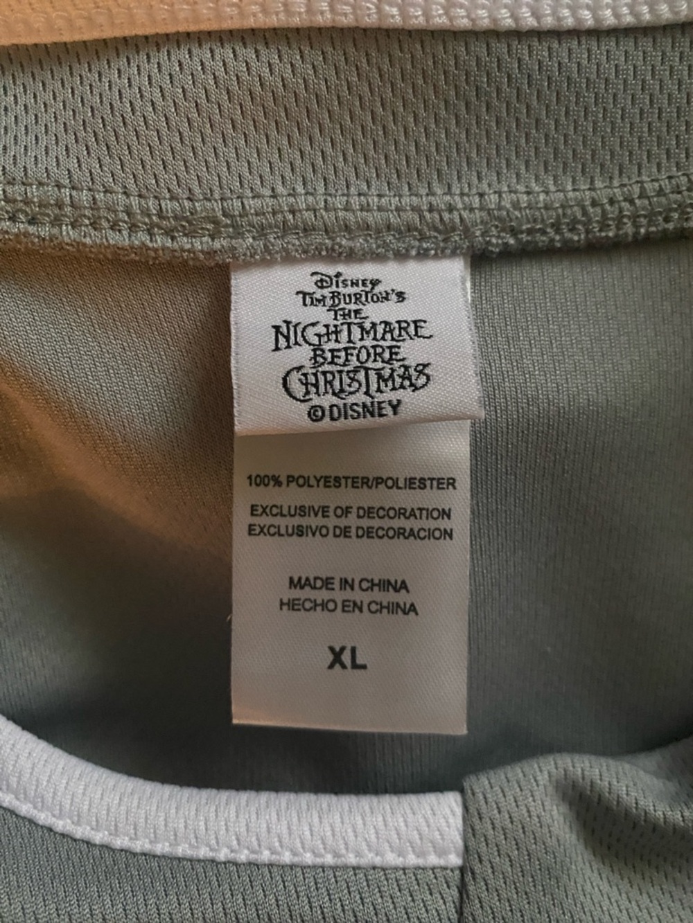 Disney nightmare before Christmas NWT jersy XL - Picture 6 of 7